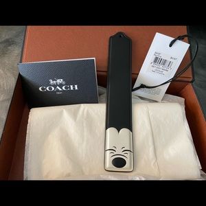 Disney X Coach 1941 Mickey Mouse Collection bookmark. Limited Edition.